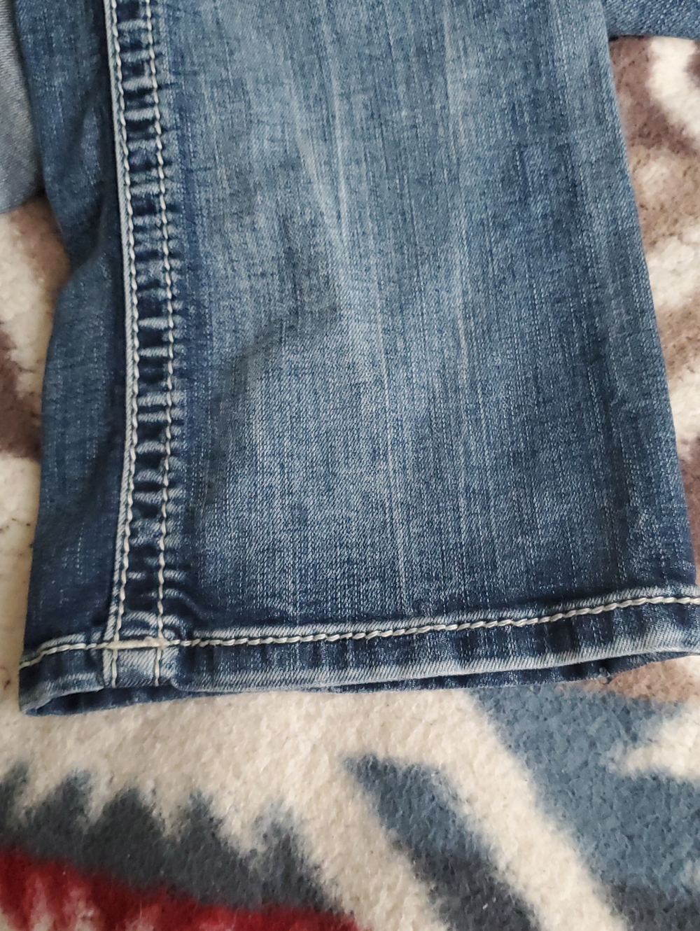 Miss Me Embellished Blue Denim Jeans Signature Slim - Picture 4 of 9